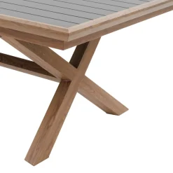 Table de jardin extensible AXIOME Graphite & Honey