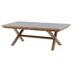 Table de jardin extensible AXIOME Graphite & Honey