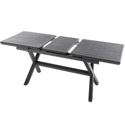 Table de jardin extensible AXIOME Ardoise granitée