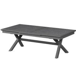 Table de jardin extensible AXIOME Ardoise granitée