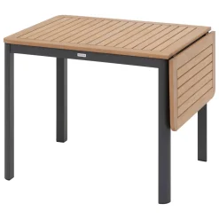 Table de jardin extensible FOLYA Eucalyptus & Graphite
