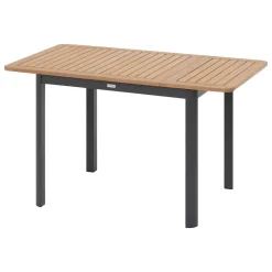 Table de jardin extensible FOLYA Eucalyptus & Graphite