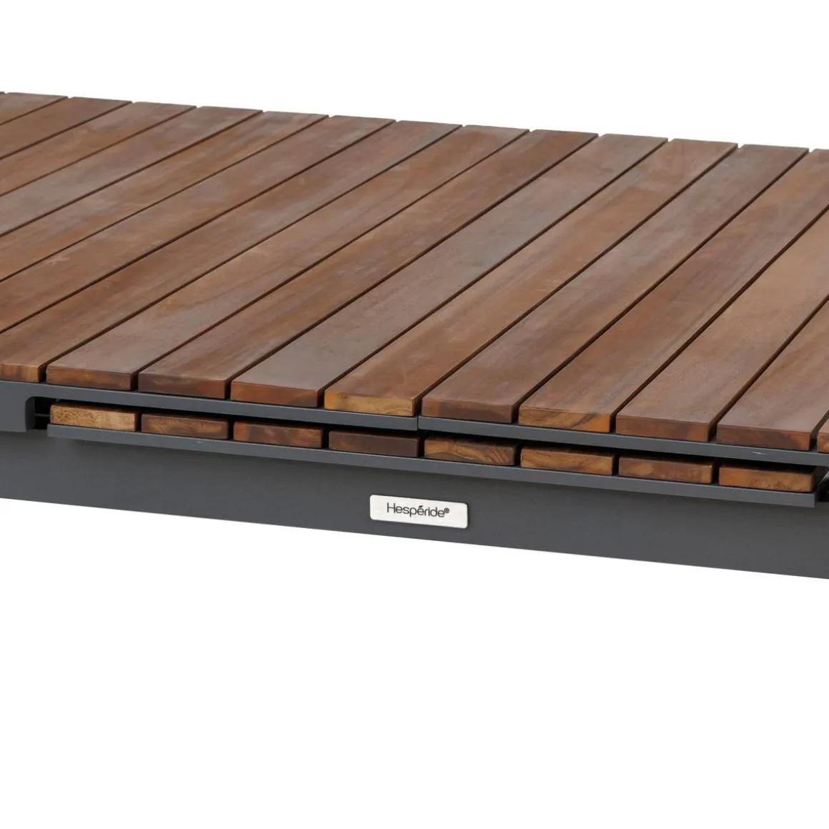 Table de jardin extensible PARADIZE Effet Noyer & Graphite