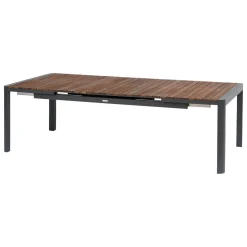 Table de jardin extensible PARADIZE Effet Noyer & Graphite