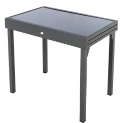 Table de jardin extensible PIAZZA Graphite