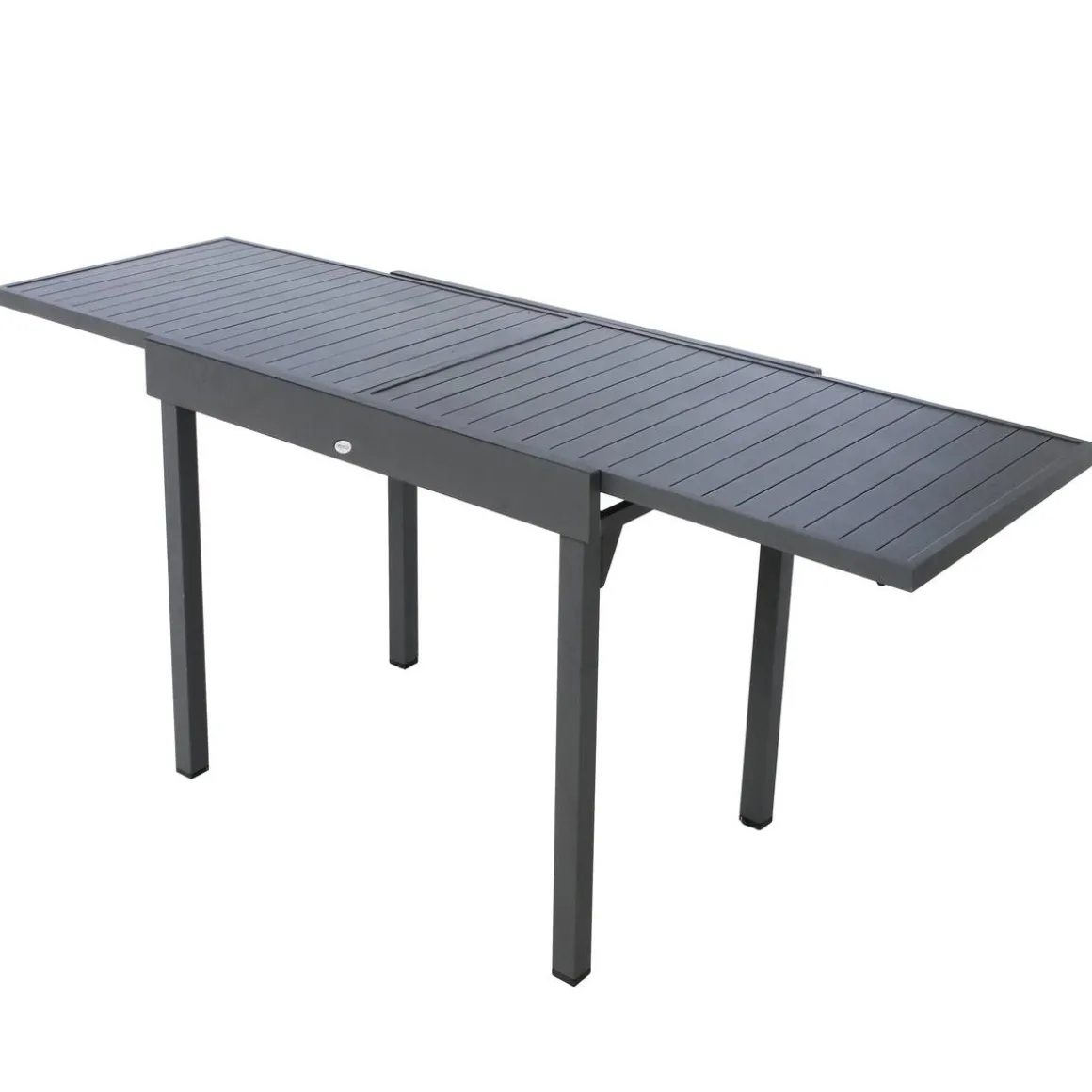 Table de jardin extensible PIAZZA Graphite