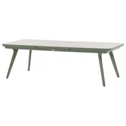 Table de jardin extensible PULPY Vert laurier & Gris granite