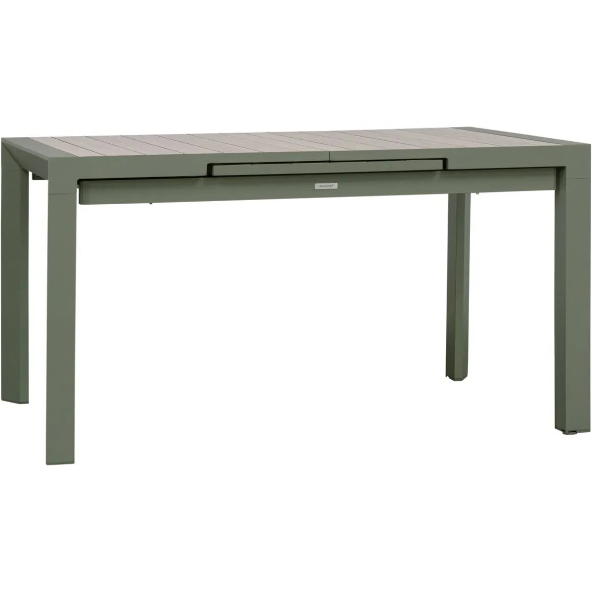 Table de jardin extensible rectangulaire EVASION Lin / Vert laurier