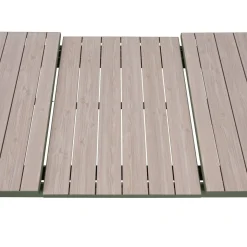 Table de jardin extensible rectangulaire EVASION Lin / Vert laurier