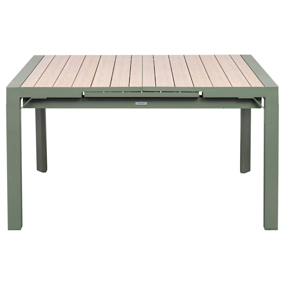 Table de jardin extensible rectangulaire EVASION Lin / Vert laurier