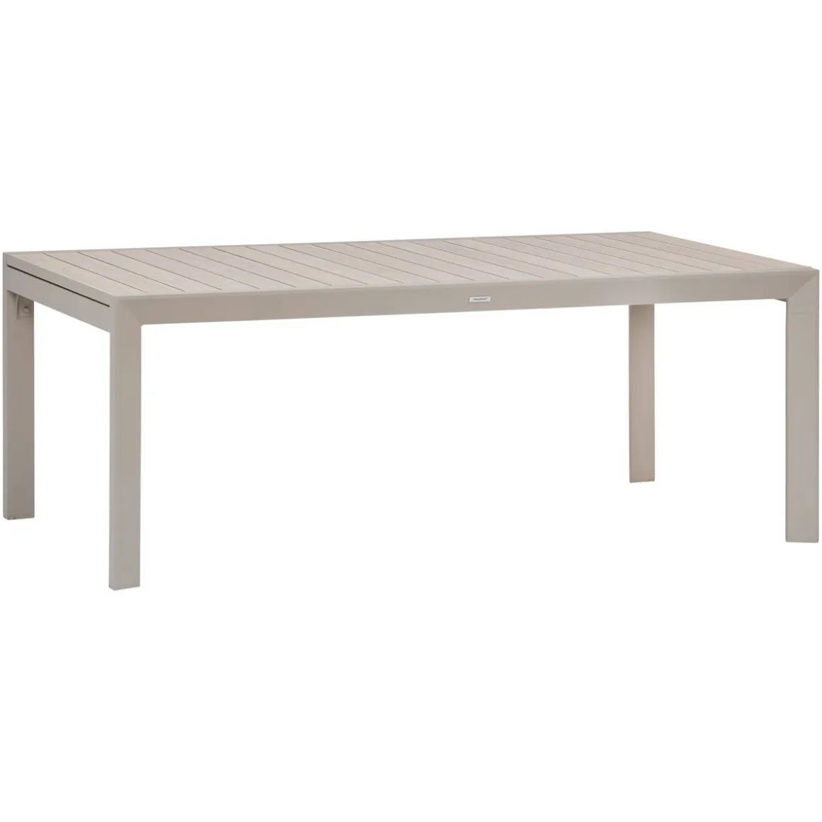 Table de jardin extensible rectangulaire EVASION Lin / Argile