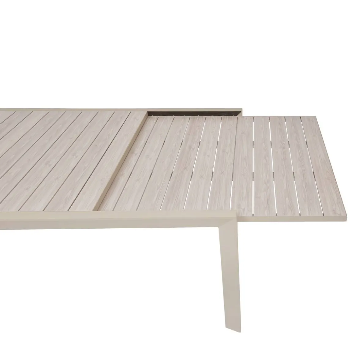 Table de jardin extensible rectangulaire EVASION Lin / Argile