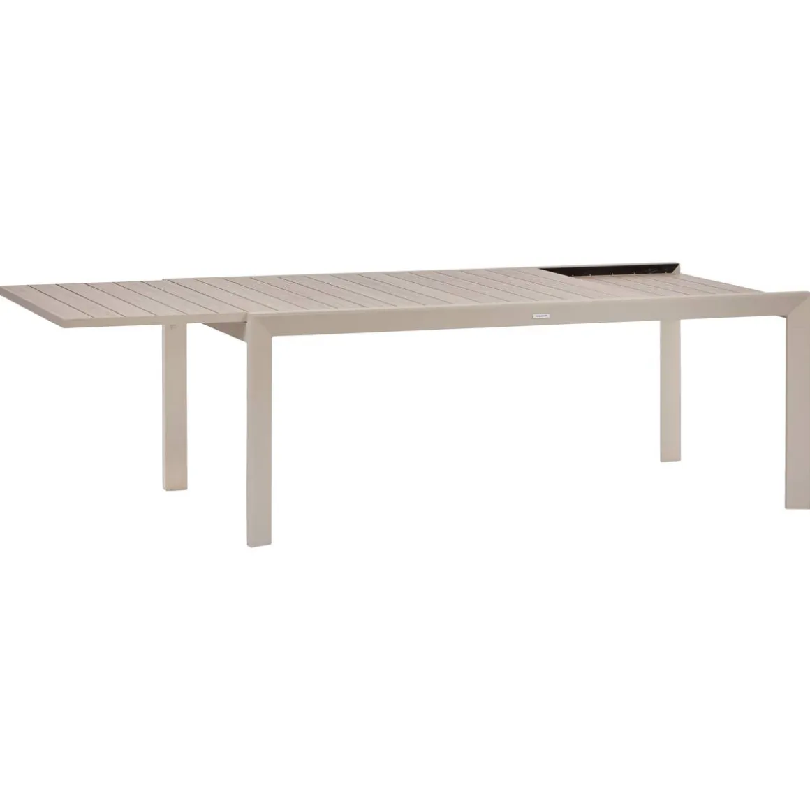 Table de jardin extensible rectangulaire EVASION Lin / Argile