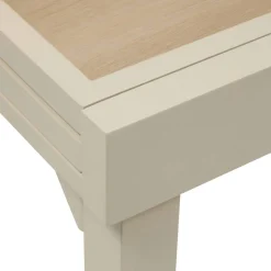 Table de jardin extensible rectangulaire PIAZZA Epeautre / Argile