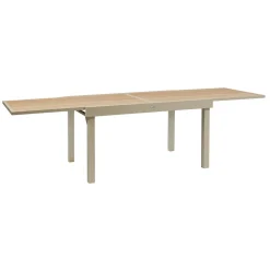 Table de jardin extensible rectangulaire PIAZZA Epeautre / Argile