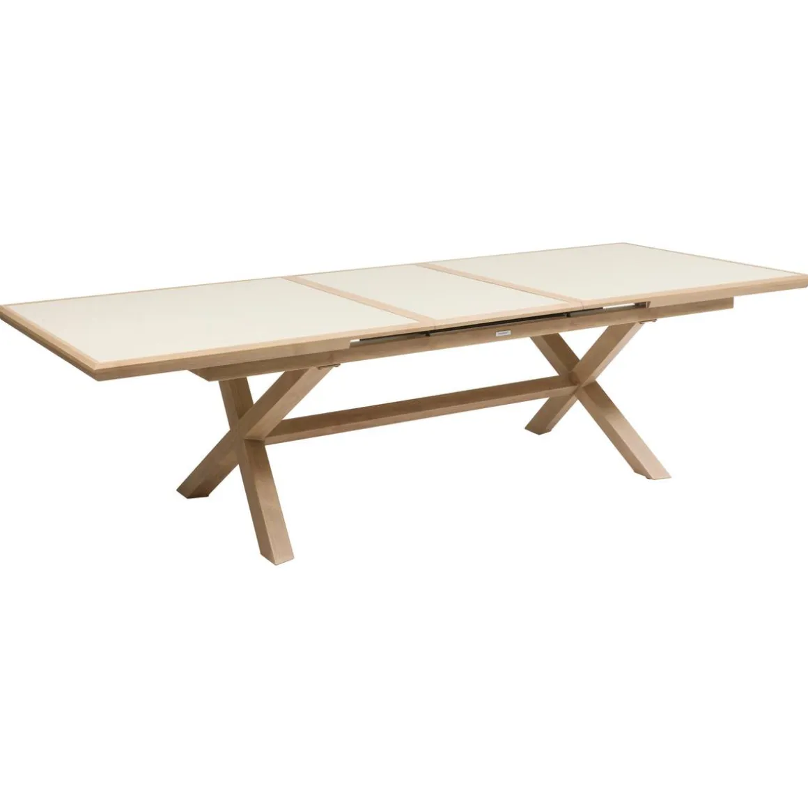Table de jardin extensible rectangulaire AXIOME Argile / Honey