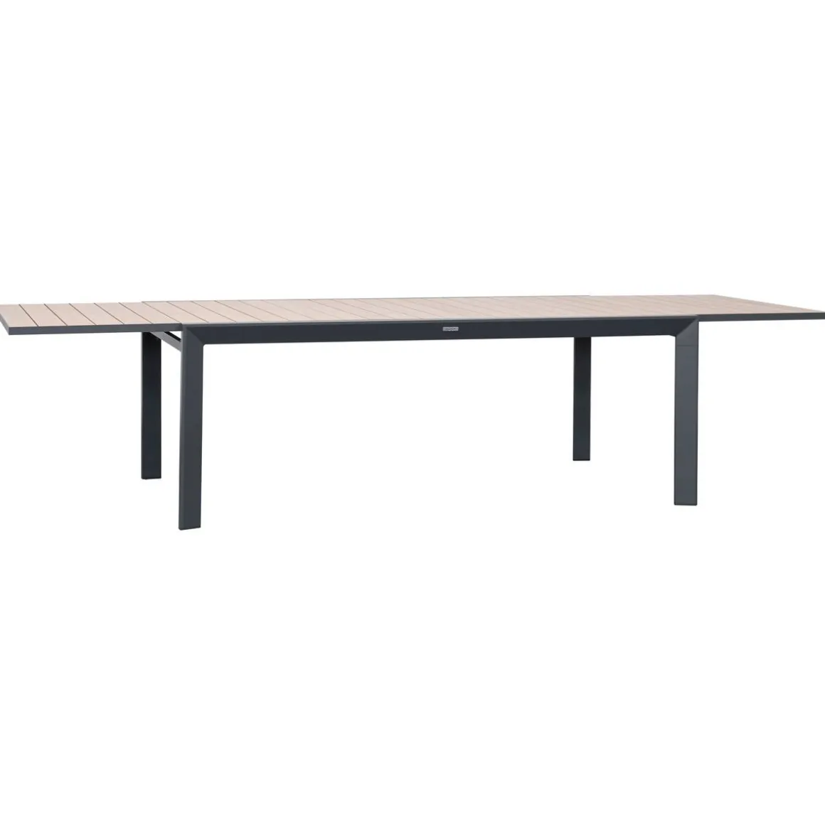 Table de jardin extensible rectangulaire EVASION Honey / Graphite