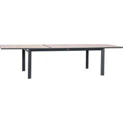 Table de jardin extensible rectangulaire EVASION Honey / Graphite