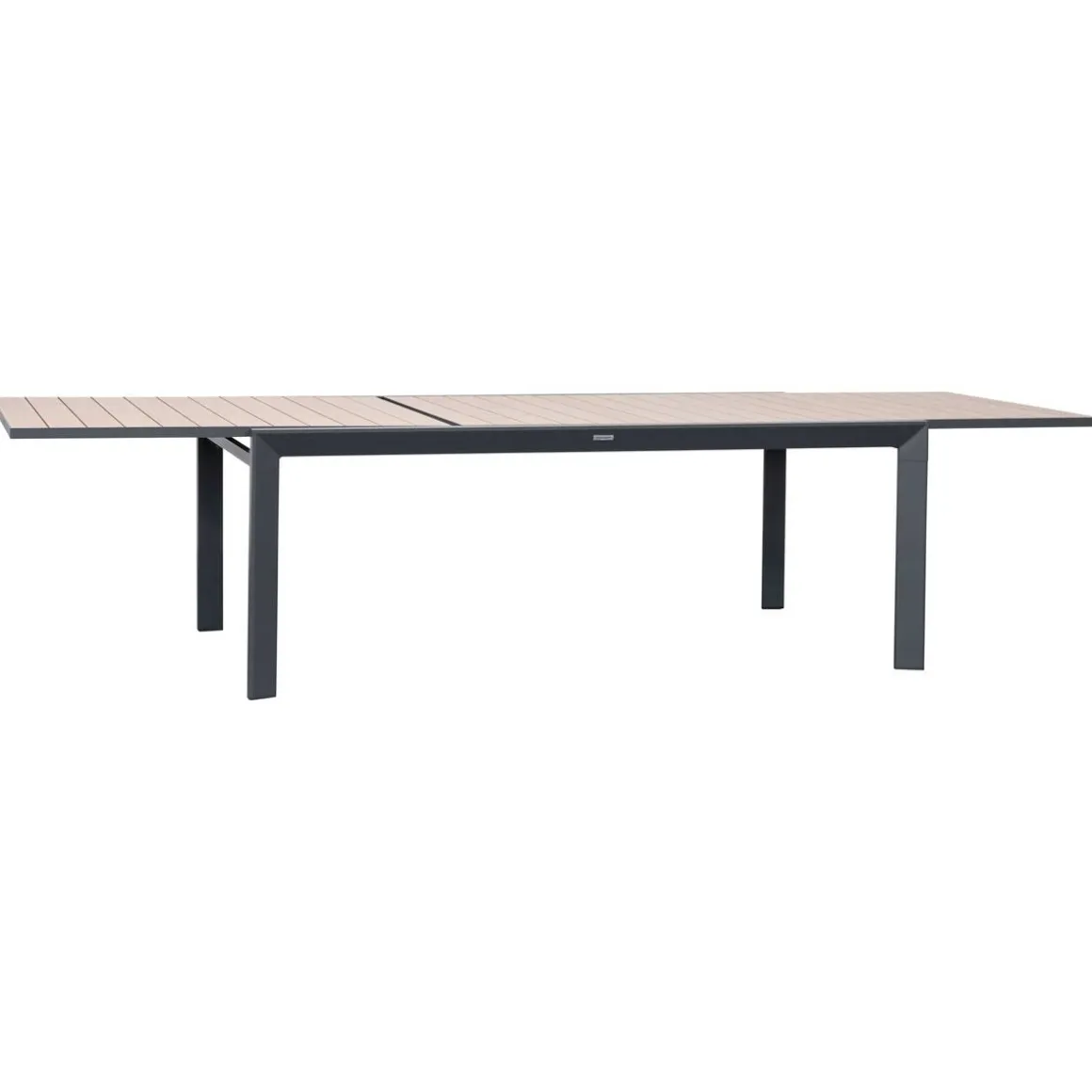 Table de jardin extensible rectangulaire EVASION Honey / Graphite