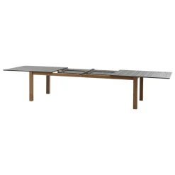 Table de jardin extensible rectangulaire MICEIRA Graphite & Honey