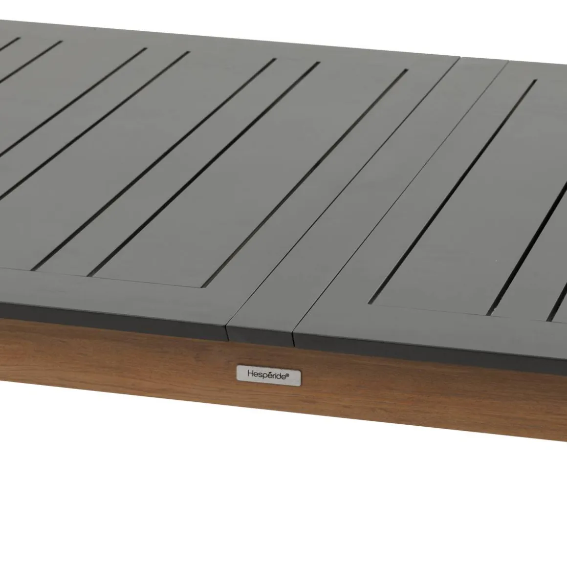 Table de jardin extensible rectangulaire MICEIRA Graphite & Honey