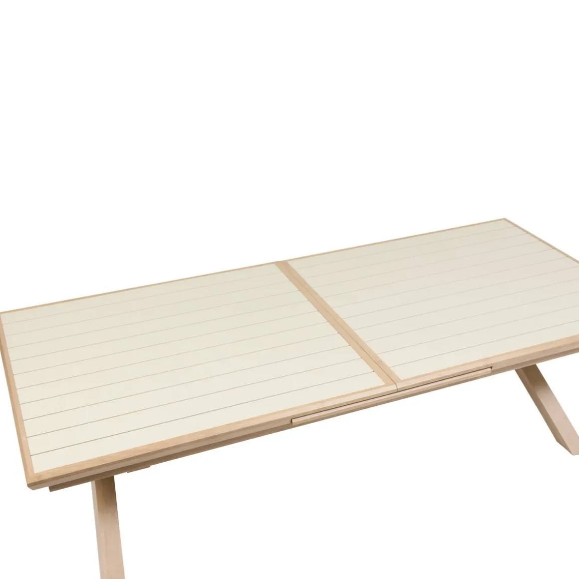 Table de jardin extensible rectangulaire AXIOME Argile / Honey