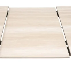 Table de jardin extensible rectangulaire VOLUPTY Beige ficelle / Argile