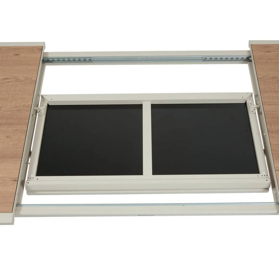 Table de jardin extensible rectangulaire PAVANE Malte / Argile