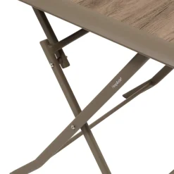 Table de jardin pliante carréee AZUA Truffe / Café