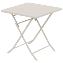 Table de jardin pliante carrée GREENSBORO Argile