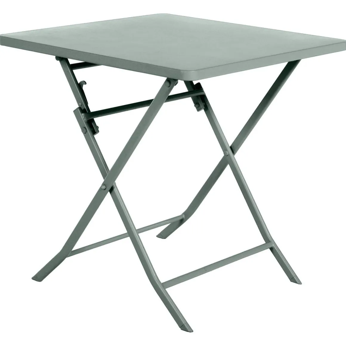 Table de jardin pliante carrée GREENSBORO Vert olive