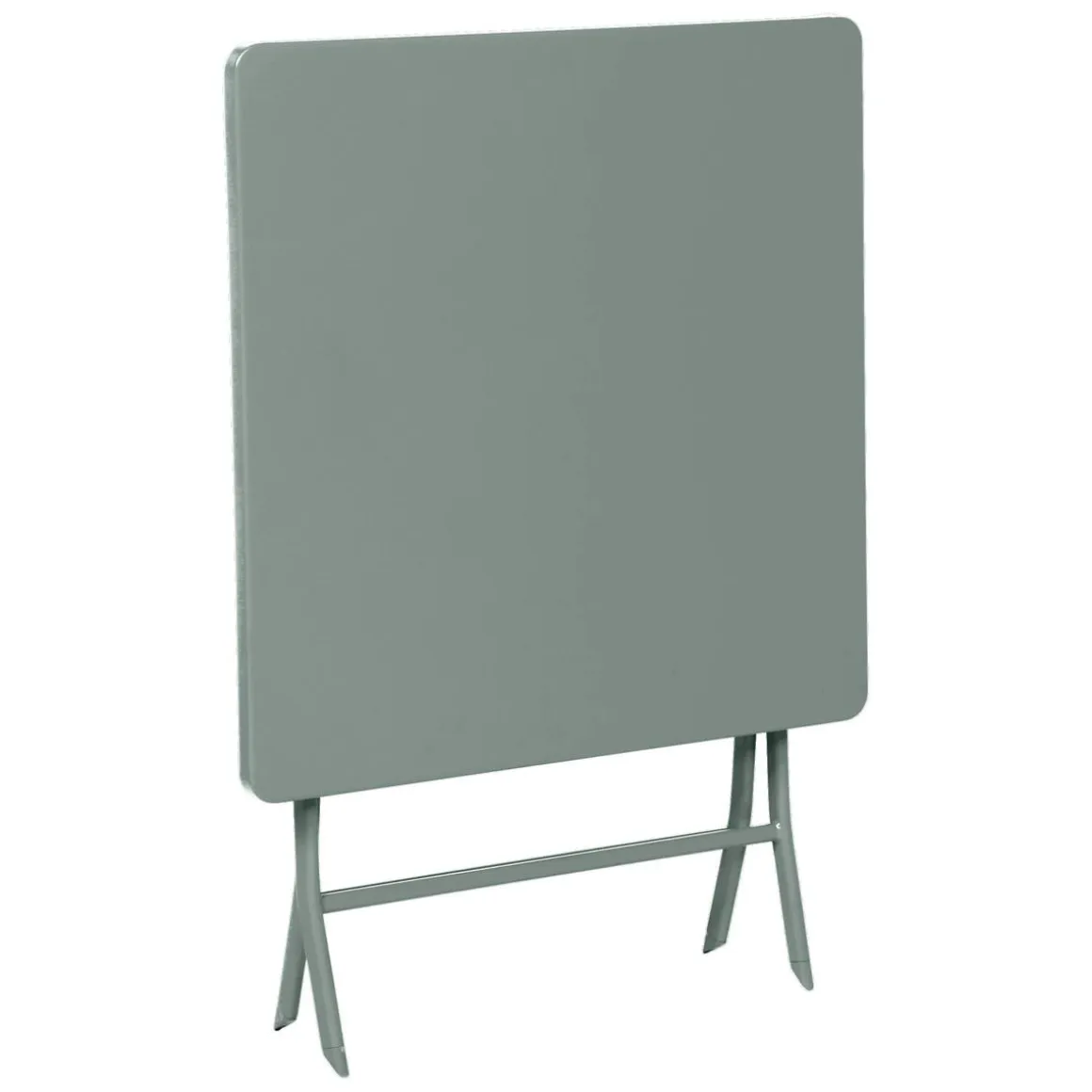 Table de jardin pliante carrée GREENSBORO Vert olive