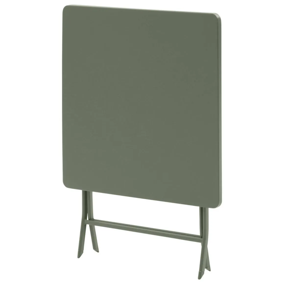 Table de jardin pliante carrée GREENSBORO Vert laurier