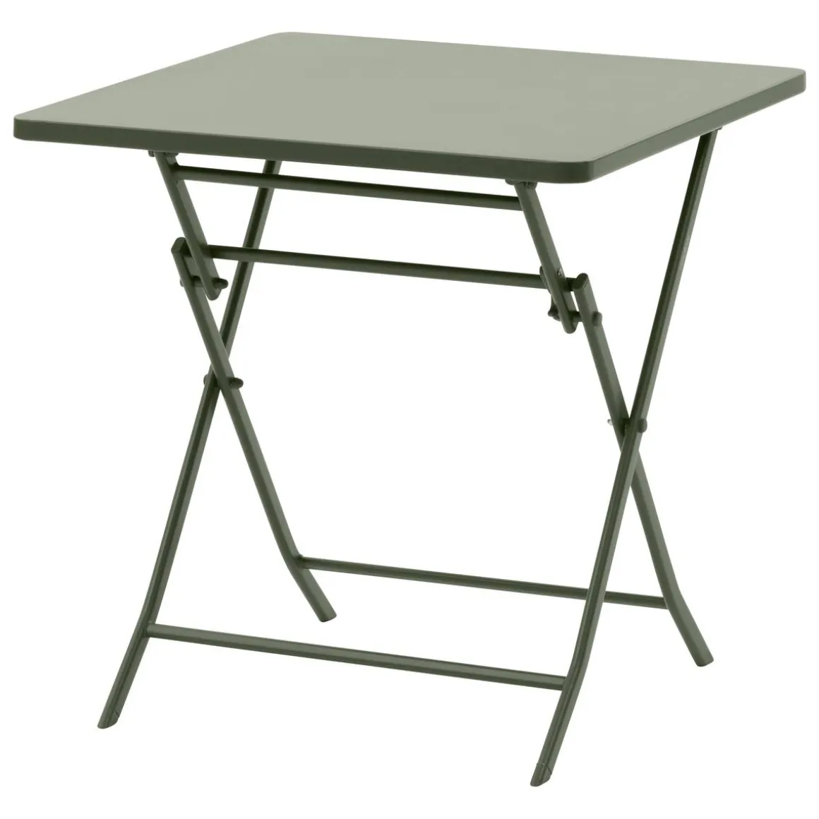 Table de jardin pliante carrée GREENSBORO Vert laurier