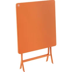 Table de jardin pliante carrée GREENSBORO Terre battue