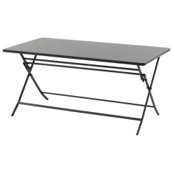 Table de jardin pliante rectangulaire GREENSBORO Graphite