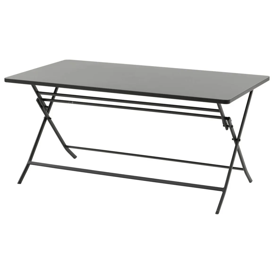 Table de jardin pliante rectangulaire GREENSBORO Graphite