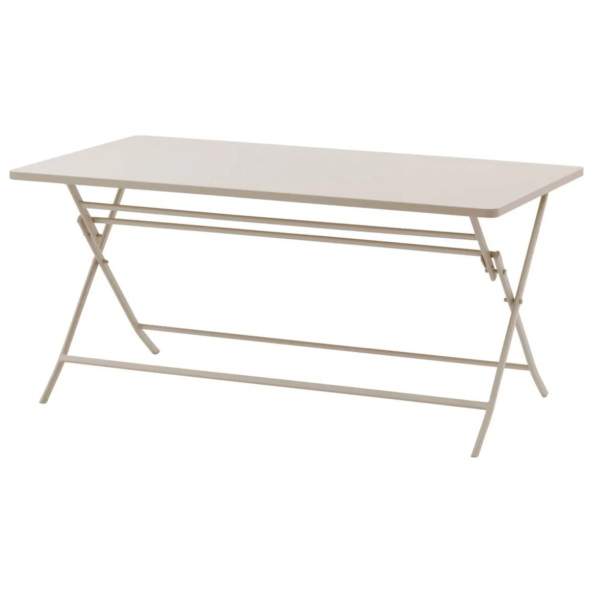 Table de jardin pliante rectangulaire GREENSBORO Argile