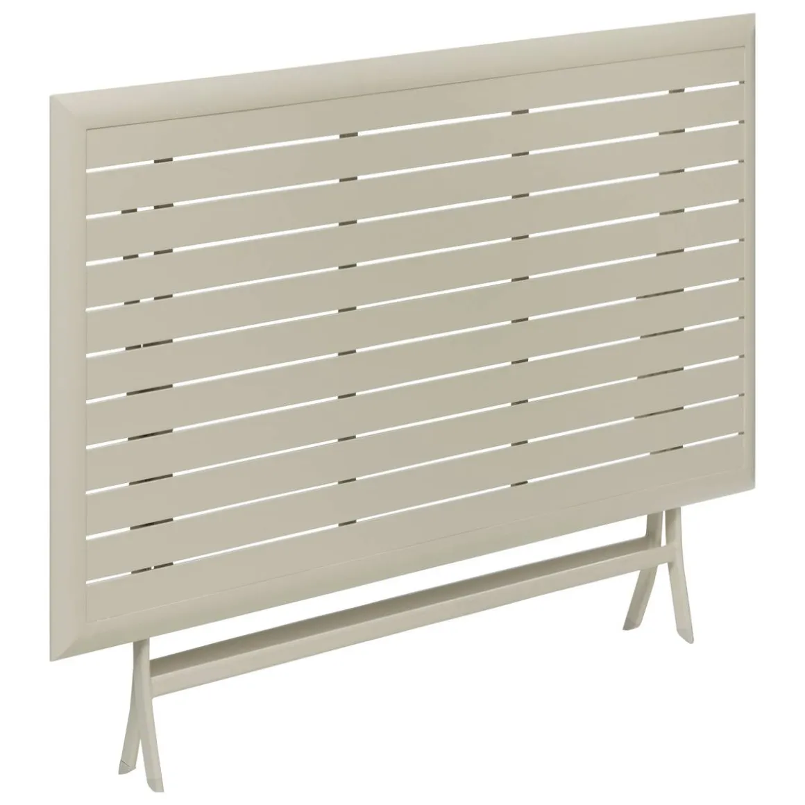 Table de jardin pliante rectangulaire AZUA Argile