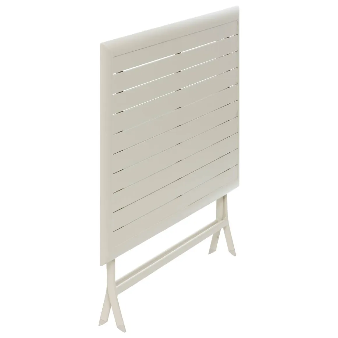 Table de jardin pliante rectangulaire AZUA Argile