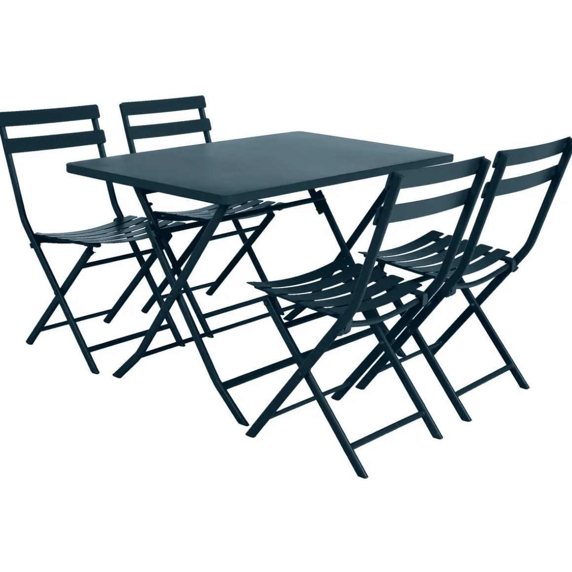 Table de jardin pliante rectangulaire GREENSBORO Pétrole