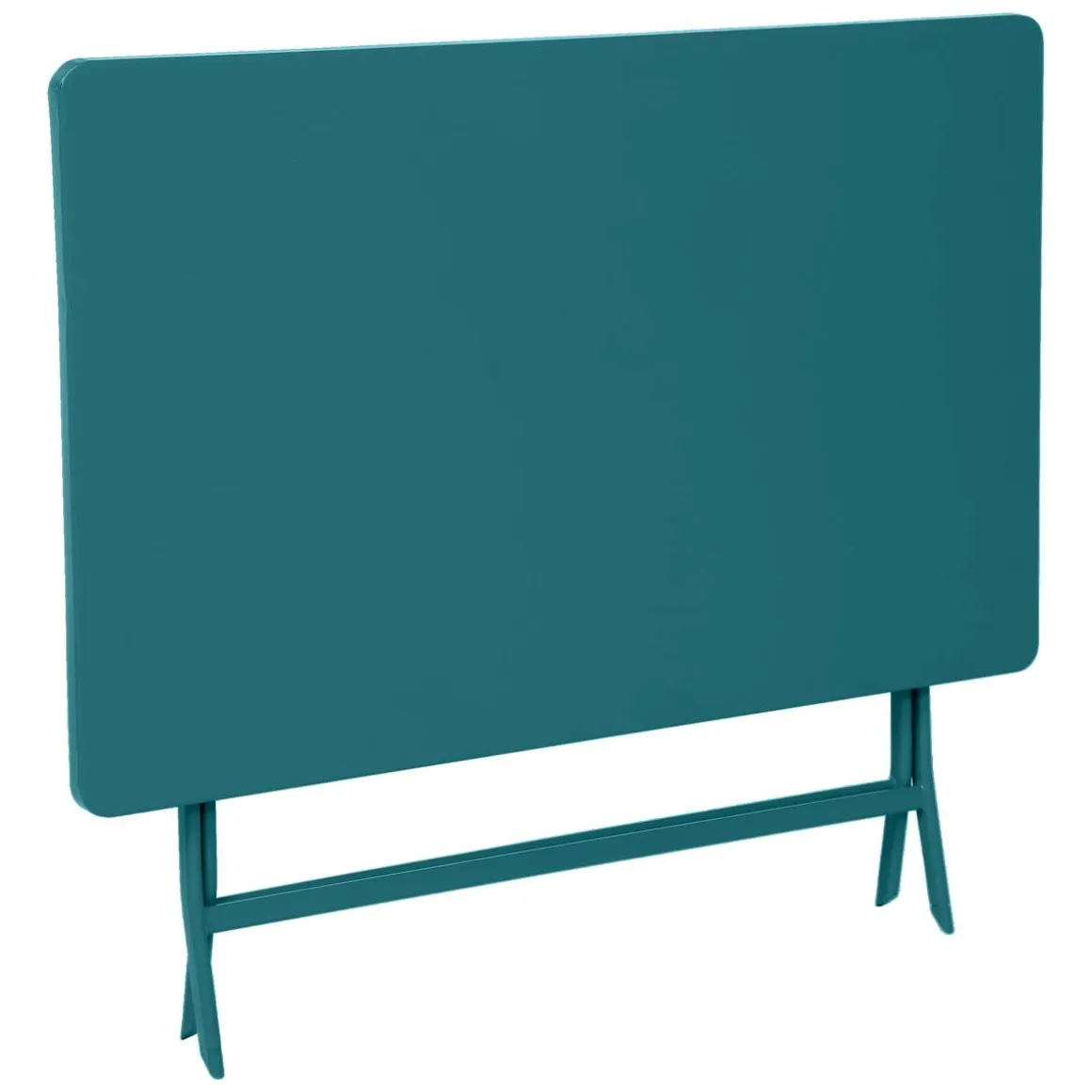 Table de jardin pliante rectangulaire GREENSBORO Bleu canard