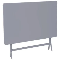 Table de jardin pliante rectangulaire GREENSBORO Gris quartz