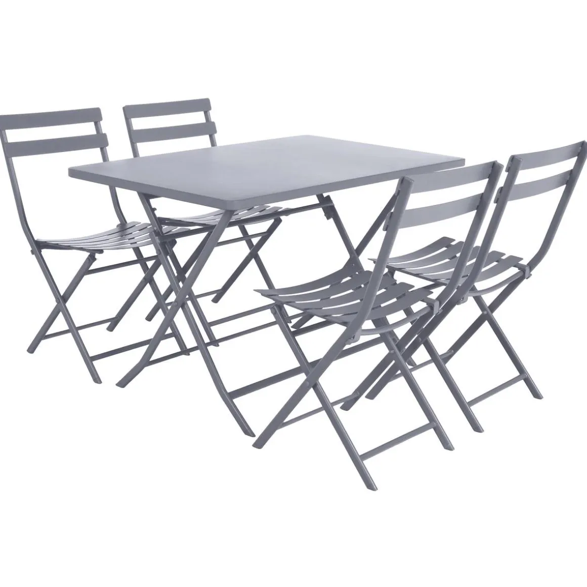 Table de jardin pliante rectangulaire GREENSBORO Gris quartz