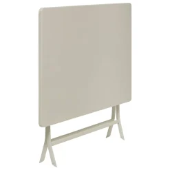 Table de jardin pliante rectangulaire GREENSBORO Argile