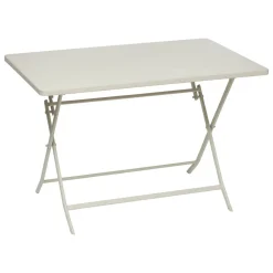 Table de jardin pliante rectangulaire GREENSBORO Argile