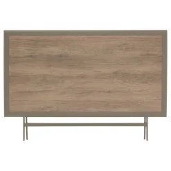 Table de jardin pliante rectangulaire AZUA Truffe / Café
