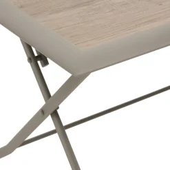 Table de jardin pliante rectangulaire AZUA Truffe / Café