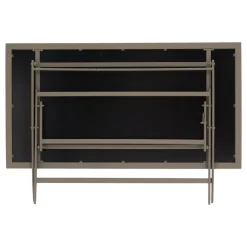 Table de jardin pliante rectangulaire AZUA Truffe / Café