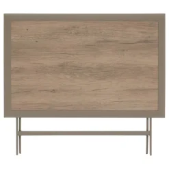 Table de jardin pliante rectangulaire AZUA Truffe / Café